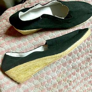 New Black Espadrilles Style Shoes